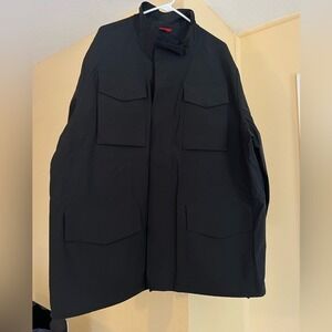 Black Men's MK's Weather Proof Modern Rain Jacket Size XXL